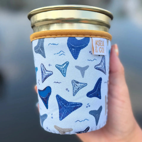  Shark Tooth Iced Coffee Drink Sleeve