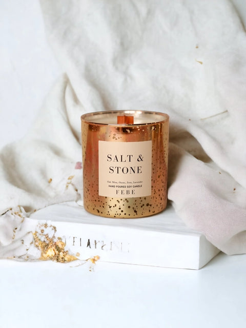 Salt + Stone Candle