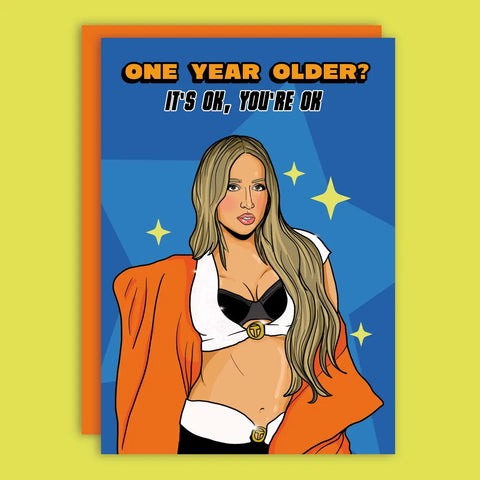 It's Ok You're Ok Tate McRae Birthday Card