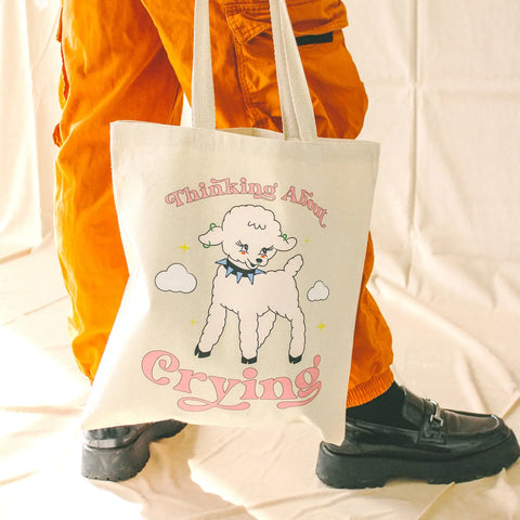 Thinking About Crying Tote