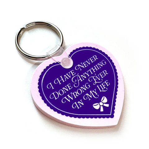 Never Done Anything Wrong Keychain