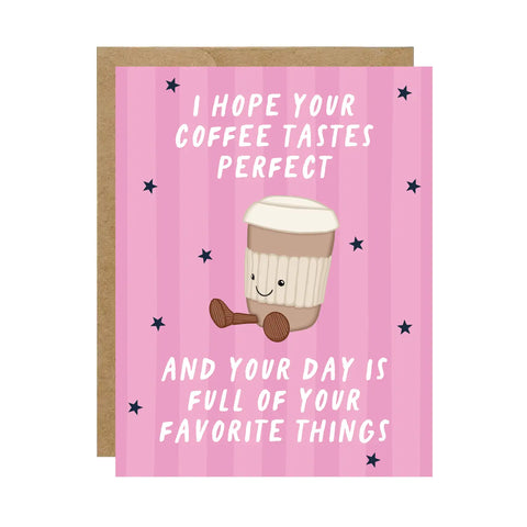 Perfect Latte Jelly Card
