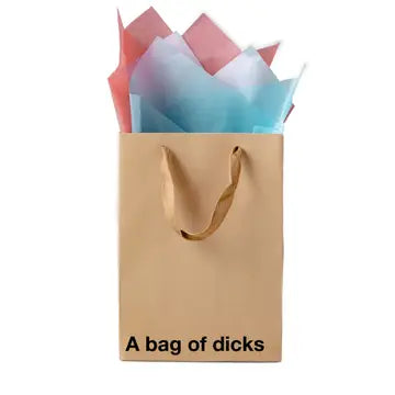  A Bag of Dicks Brown Gift Bag