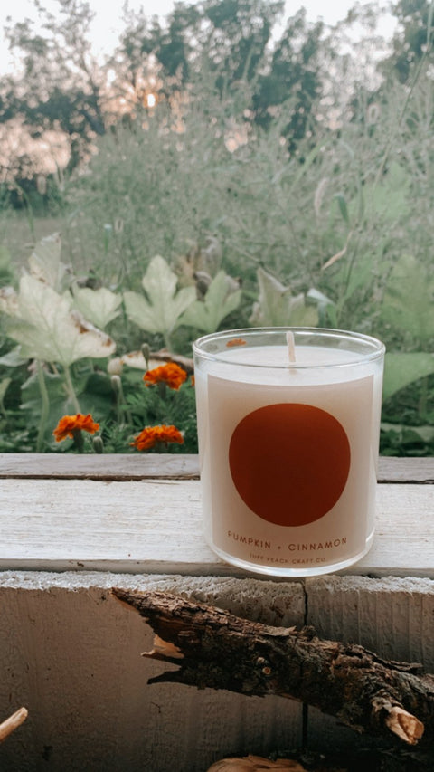 Pumpkin + Cinnamon Candle