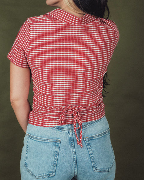  Lainey Fitted Plaid Shirt