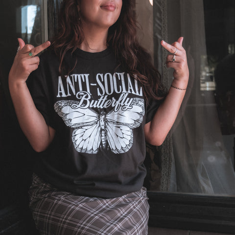 Antisocial Butterfly Tee