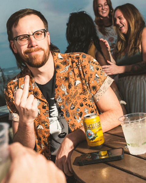 Raise Hell Button Up