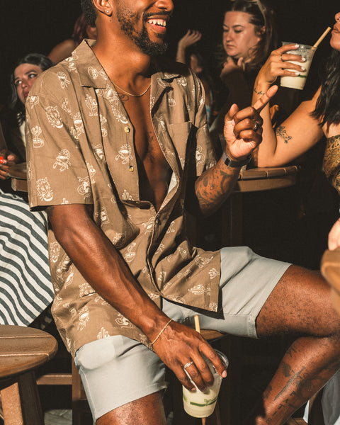 Desert Donuts Button Up