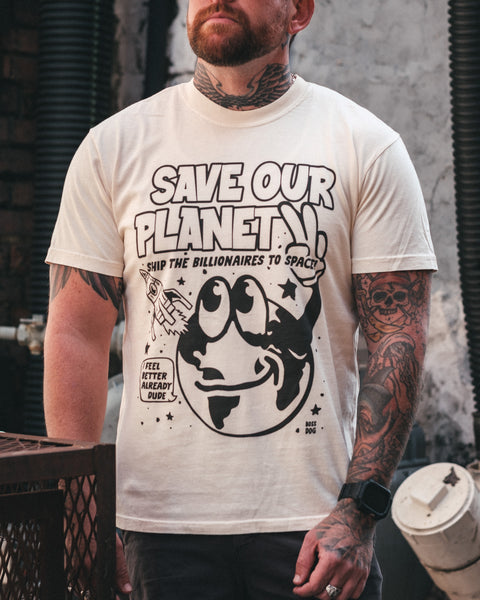 Save Our Planet Ship The Billionaires Tee
