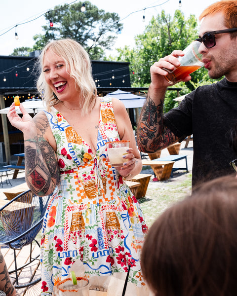 Sweetest Thing Plunging Midi Dress