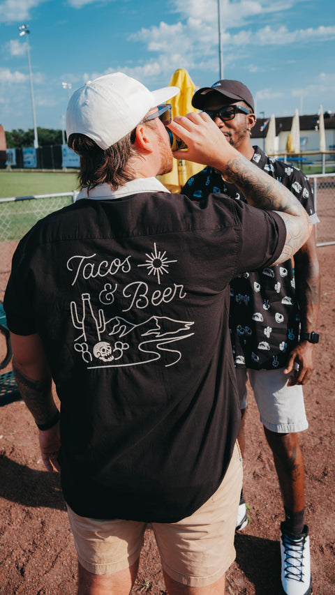 Tacos & Beer Button Down