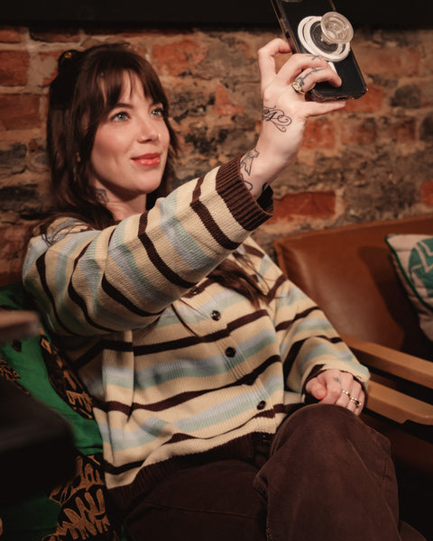 Demi Striped Cardigan