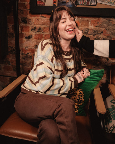 Demi Striped Cardigan