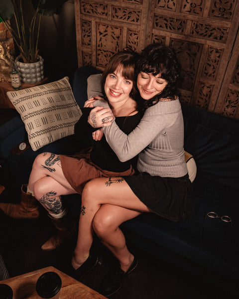  Crossed Overfold Off-Shoulder Knit Sweater