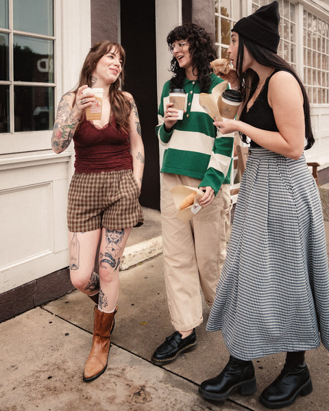  Rebecca Gingham Shorts