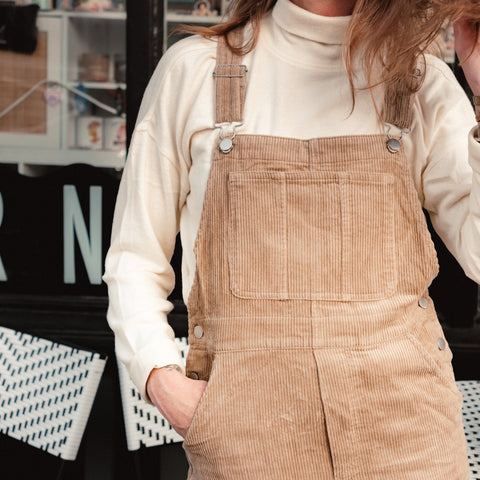  Washed Corduroy Overalls