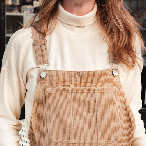  Washed Corduroy Overalls