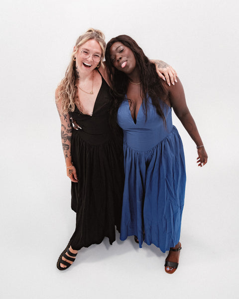  Plunging Neck Maxi Dress