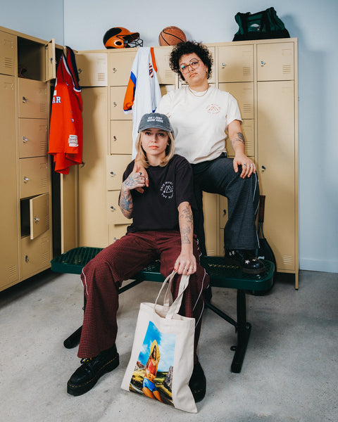  Check Woven Long Pants w/ Drawstring