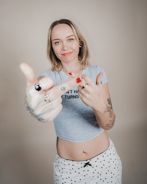  Don't Hate Me, It Turns Me On Baby Tee