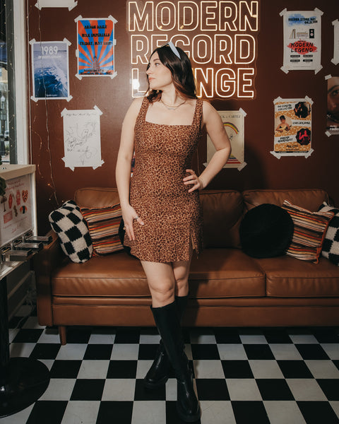 Wild Baby Square Neck Dress