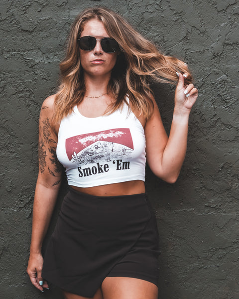  Smoke Em Crop Tank