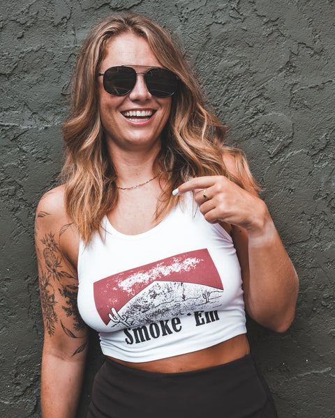  Smoke Em Crop Tank