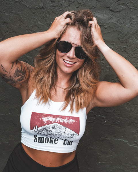  Smoke Em Crop Tank