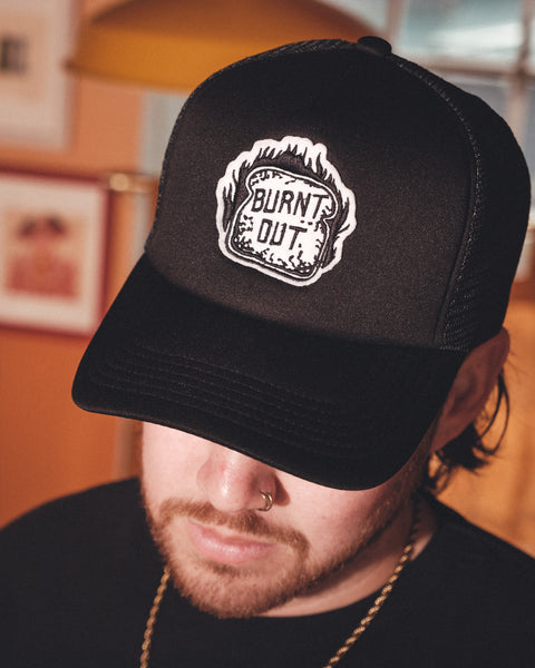 Burnt Out Trucker Hat