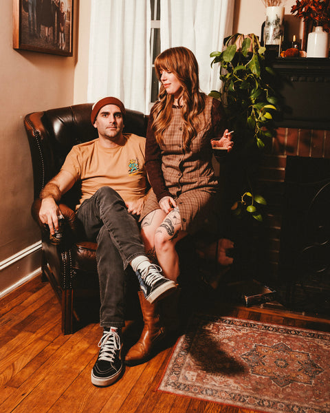 Plaid Button Up Mini Dress