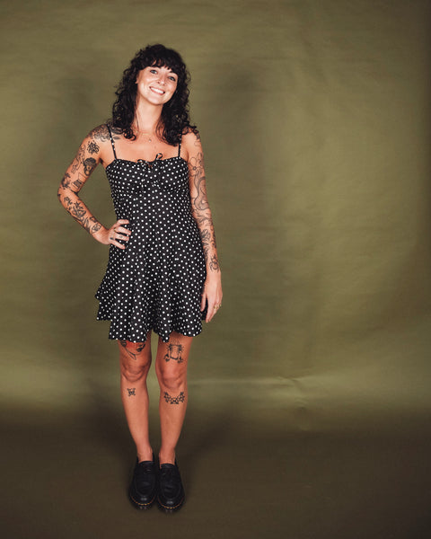 Polka Dot Fit & Flare Mini