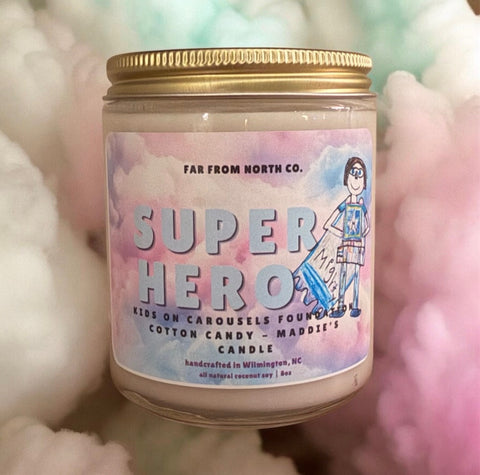  Kids on Carousels x Childhood Cancer Awareness Month Candle