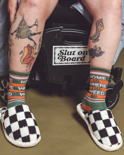 Checkerboard Slippers