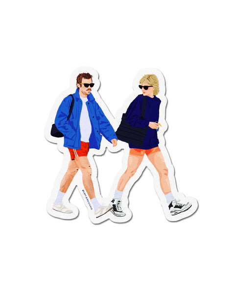 Harry and Princess Diana Sticker