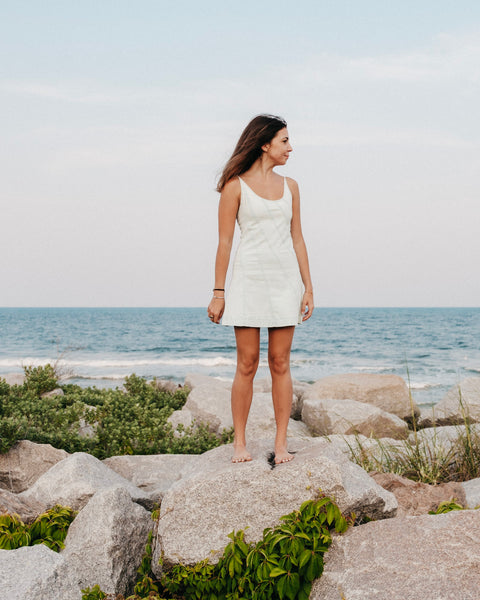  Diagonal Seam Dress