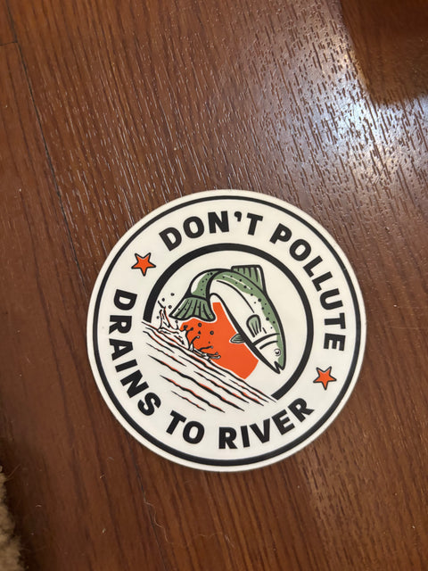  Don't Pollute Sticker