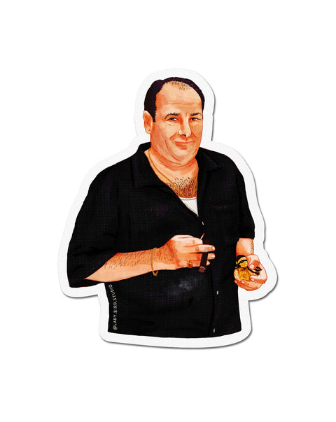 Tony Soprano Duck Sticker