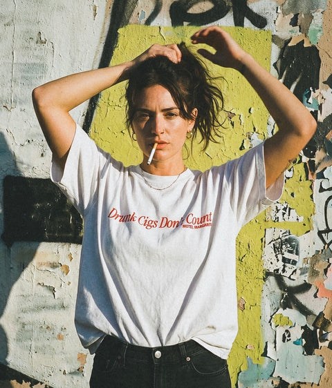  Drunk Cigs Don't Count Tee