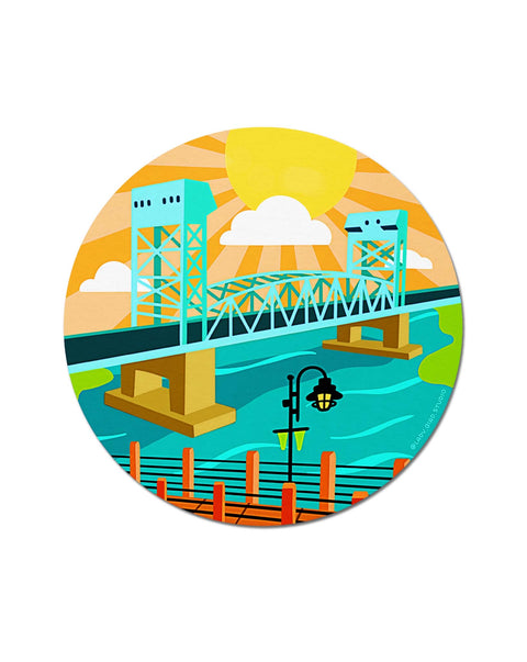 Downtown Bridge Pop Art