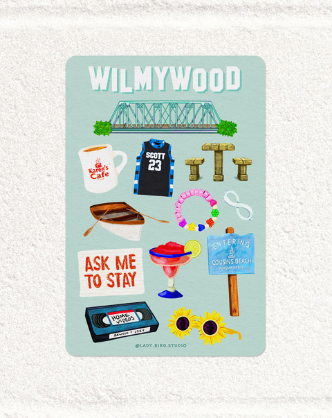 Wilmywood Sticker