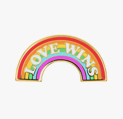  Love Wins Rainbow Pin