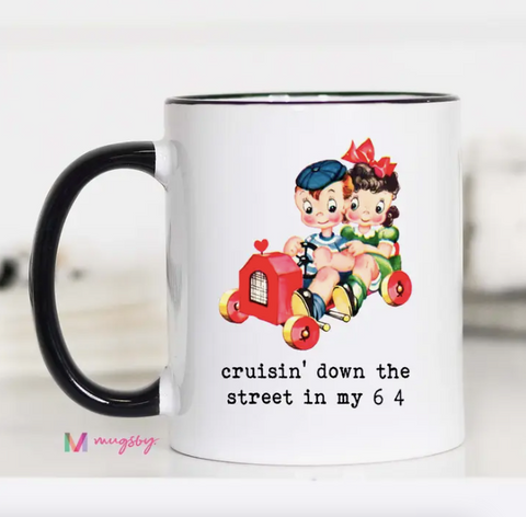  Cruisin' Down The Street Mug