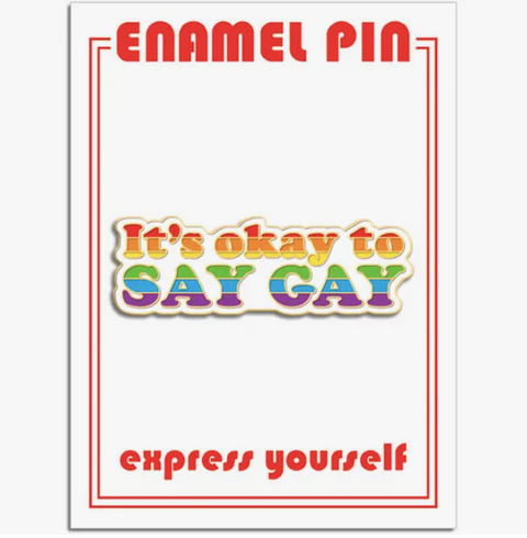 It's Okay To Say Gay Pin