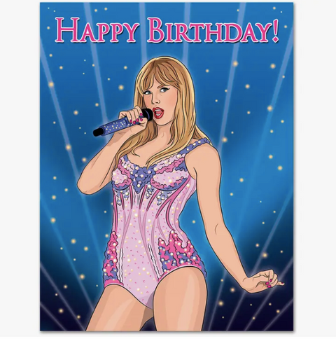 Taylor Swift Eras Birthday Card