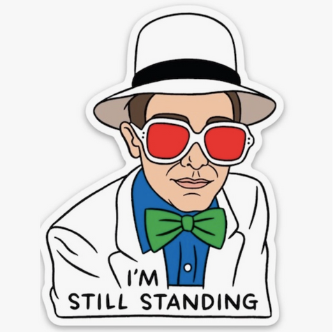 Elton John I'm Still Standing Sticker