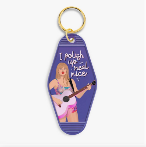 Shop Trimmings Taylor Swift Bejeweled Motel Keychain