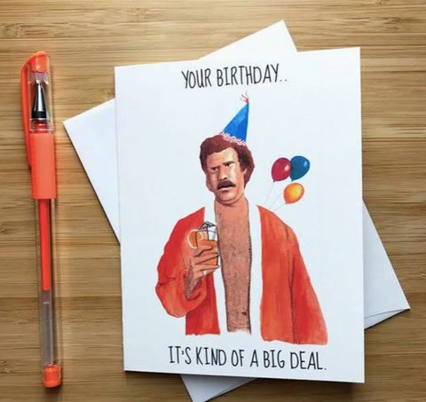 Anchorman Birthday Card