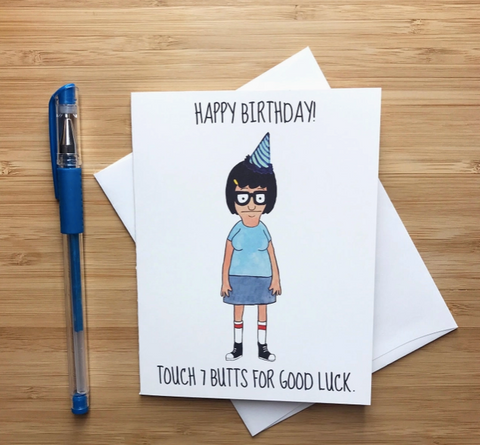  Tina Belcher Birthday Card