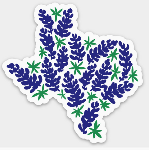  Texas Bluebonnet Sticker