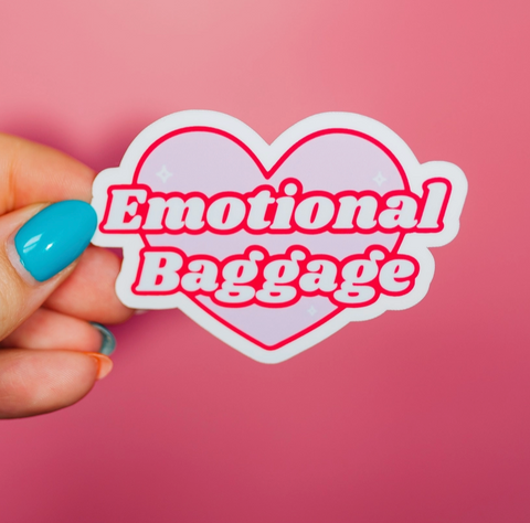 Emotional Baggage Sticker